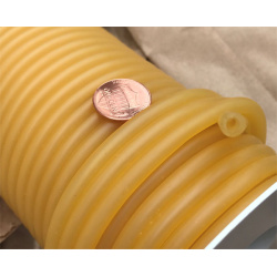 Rubber Tubing Natural Amber 1/8